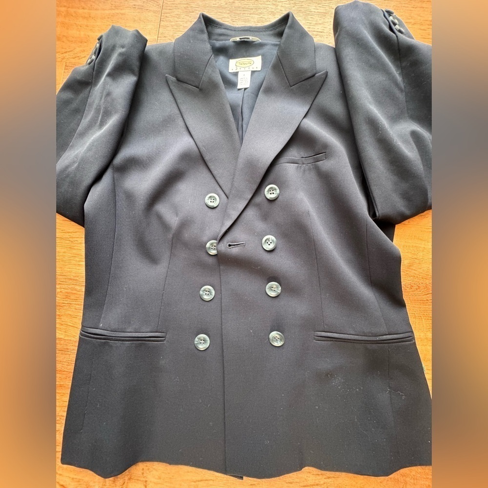 Talbots Black blazer size 6 - Picture 1 of 8